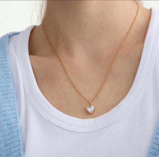 Heart Diamond Necklace