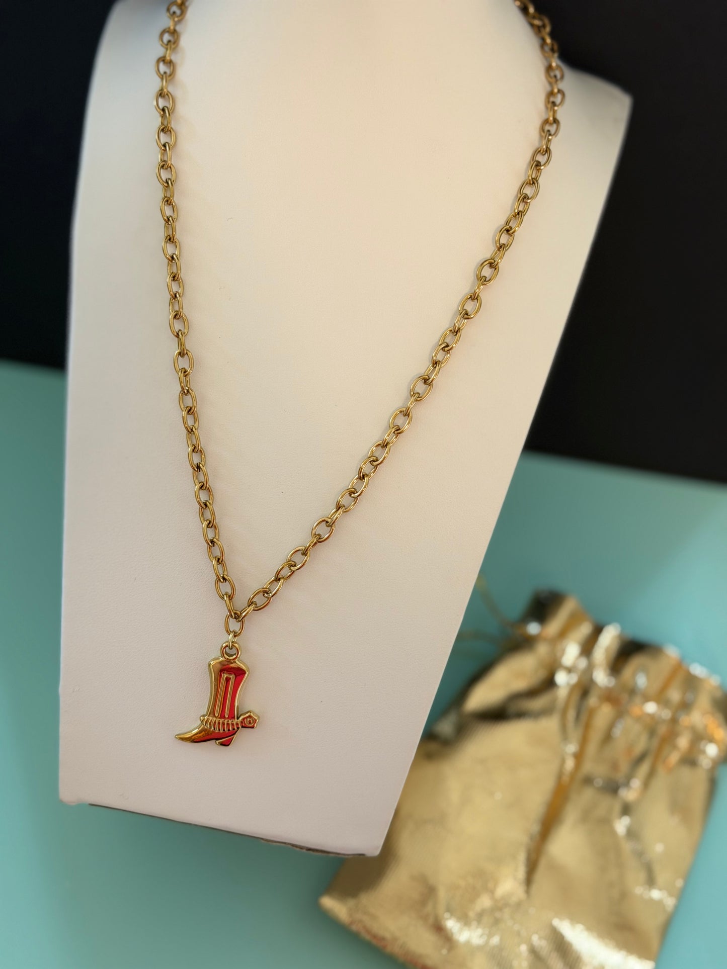Boot Necklace